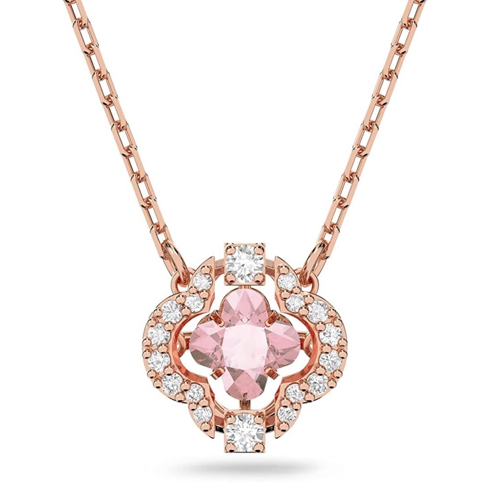 SWAROVSKI Women's Sparkling Dance Clover Necklace (BNWT)